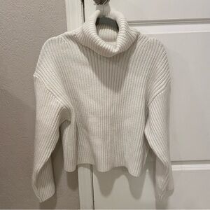 Cozy White Turtleneck Sweater